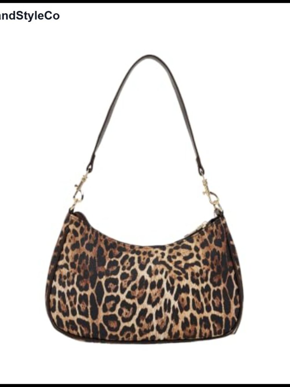 Faux Fur Cow Print Shoulder Bag Retro Y2K Vintage Handbag